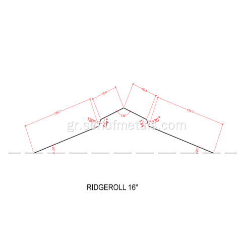 Fascia Board Plain χωρίς ανοξείδωτο χάλυβα R450 κάθε 5M